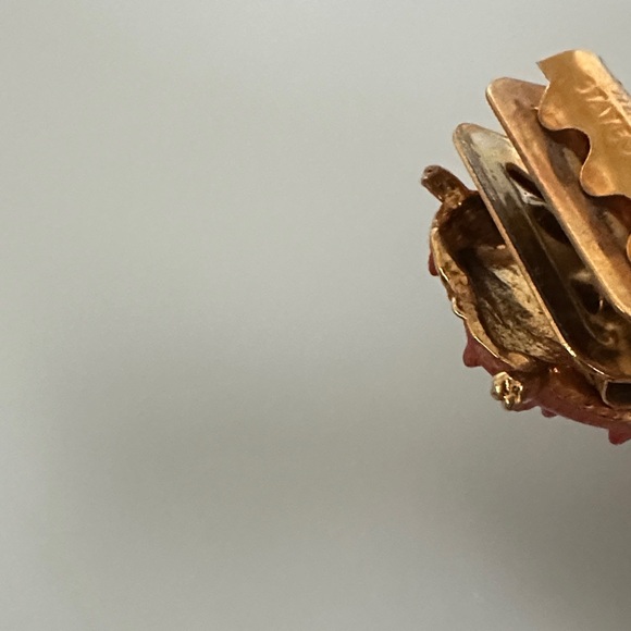 Red and Gold Ladybug Vintage Clip - Picture 7 of 10